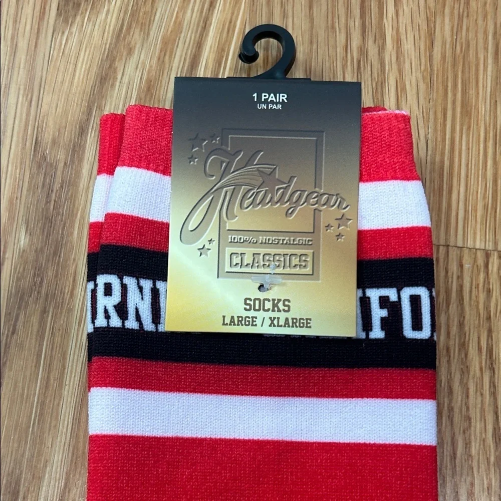 death row records 1991 hip hop Red and Black Socks men’s large new w tag